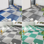 Striped Bathroom TPE Anti-drop Stitching Non-slip Mat