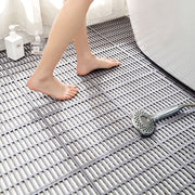 Striped Bathroom TPE Anti-drop Stitching Non-slip Mat