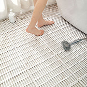 Striped Bathroom TPE Anti-drop Stitching Non-slip Mat